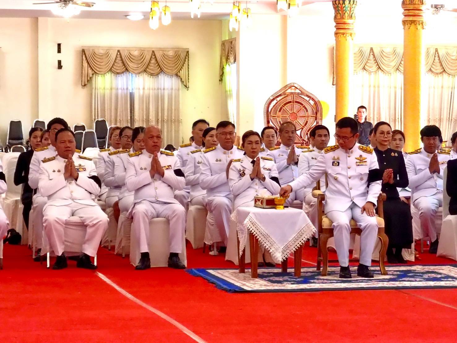 พิธีสวดพระพุทธมนต์และเจริญจิตตภาวนา เพื่อถวายพระราชกุศลแด่ สมเด็จพระเจ้าลูกเธอ เจ้าฟ้าพัชรกิติยาภา นเรนทิราเทพยวดี กรมหลวงราชสาริณีสิริพัชร มหาวัชรราชธิดา ณ วัดมัชฌิมาวาส พระอารามหลวง จังหวัดอุดรธานี 
