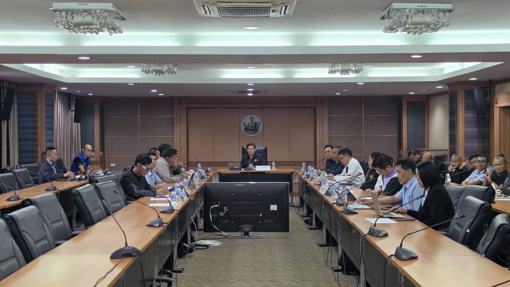 ประชุมคณะอนุกรรมการและคณะทำงานแก้ไขปัญหายาเสพติดในพื้นที่อำเภอวังสามหมอ ครั้งที่ 2/2569 